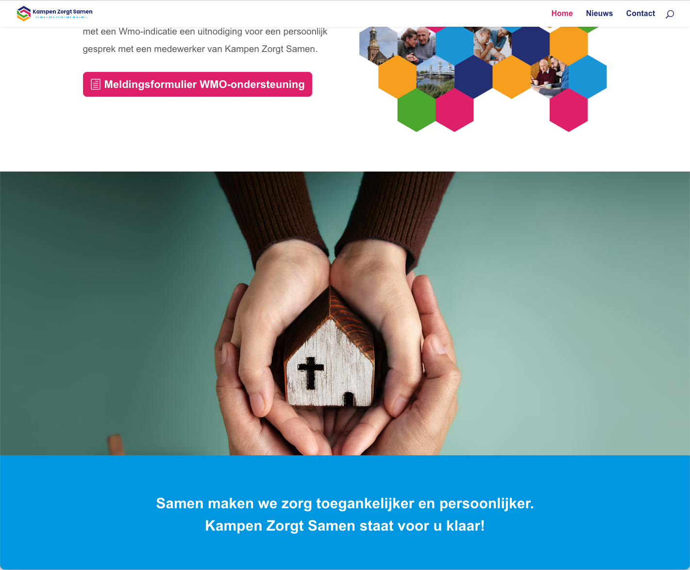 Creamien Kampen zorgt samen Footer